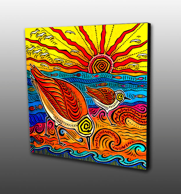 2 Sandpipers Magnet