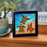 3 Baby Turtles Framed Art