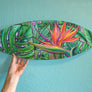 Bird of Paradise Surfboard Wall Art