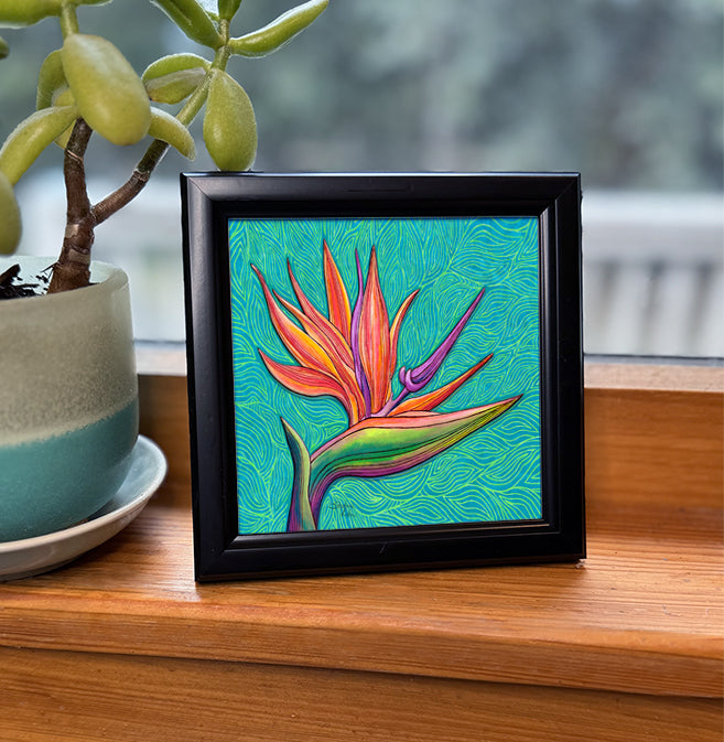 Bird of Paradise Framed Art