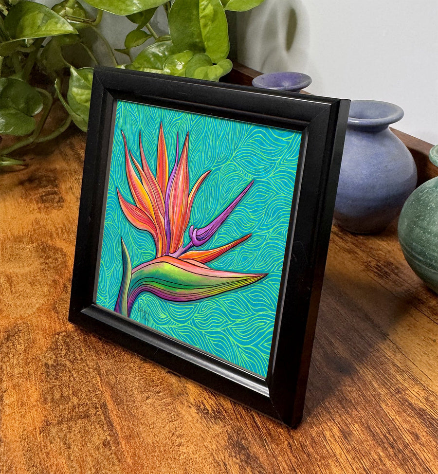 Bird of Paradise Framed Art