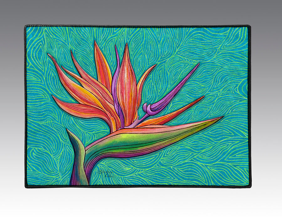Bird of Paradise Door Mat