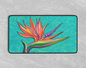 Bird of Paradise Desk Mat