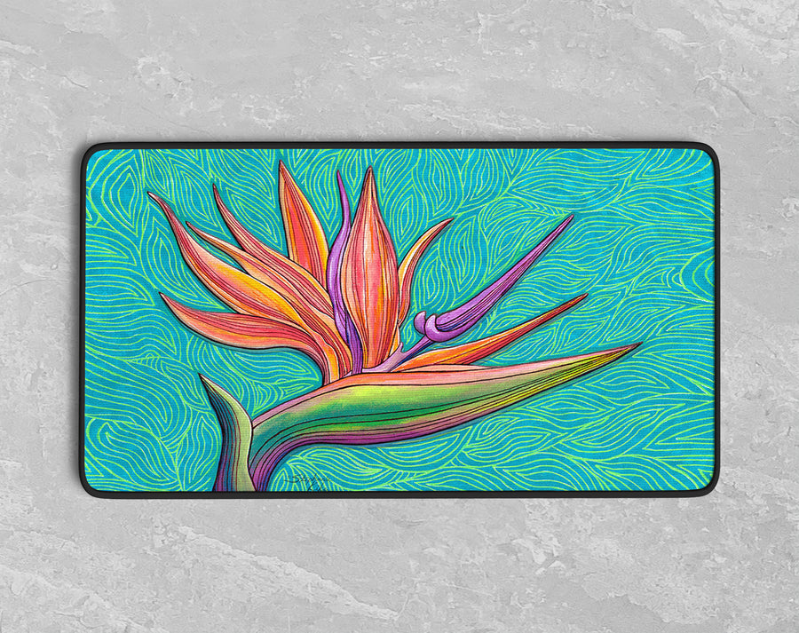 Bird of Paradise Desk Mat