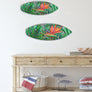 Bird of Paradise Surfboard Wall Art
