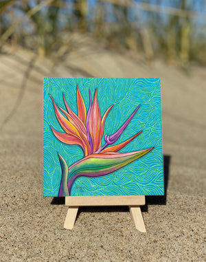 Bird of Paradise Ceramic Tile