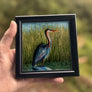 Blue Heron Framed Art