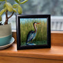 Blue Heron Framed Art