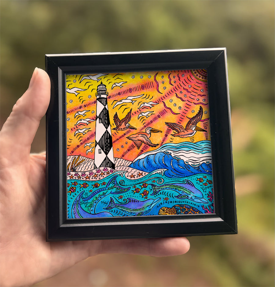 Cape Lookout Framed Art