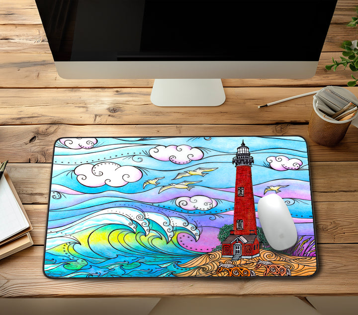 Corolla Waves Desk Mat