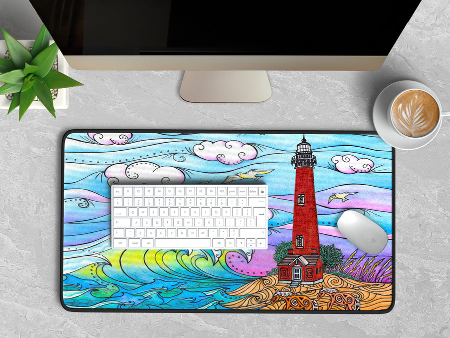 Corolla Waves Desk Mat