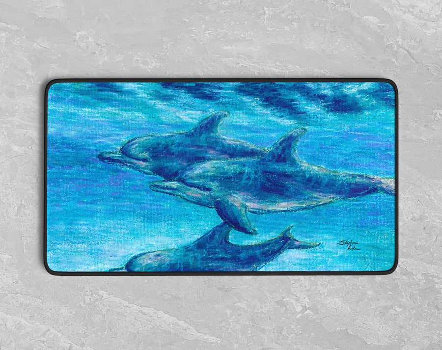 Dolphin Cruise Desk Mat