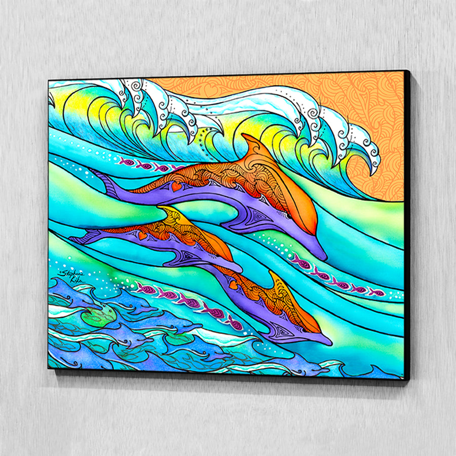 Dolphin Love Wall Art Panel