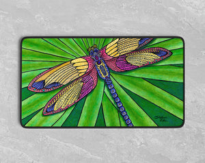 Dragonfly Desk Mat