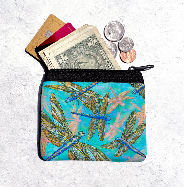 Dragonfly Gathering Coin Bag