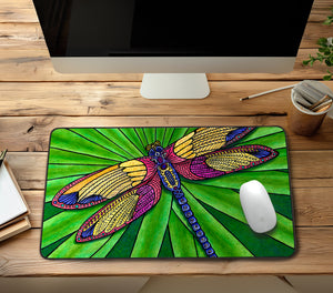 Dragonfly Desk Mat