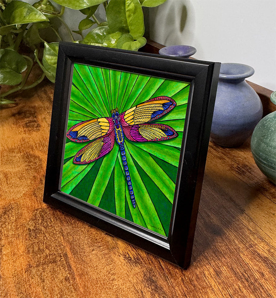 Dragonfly Framed Art