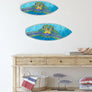 Face to Face Surfboard Wall Art