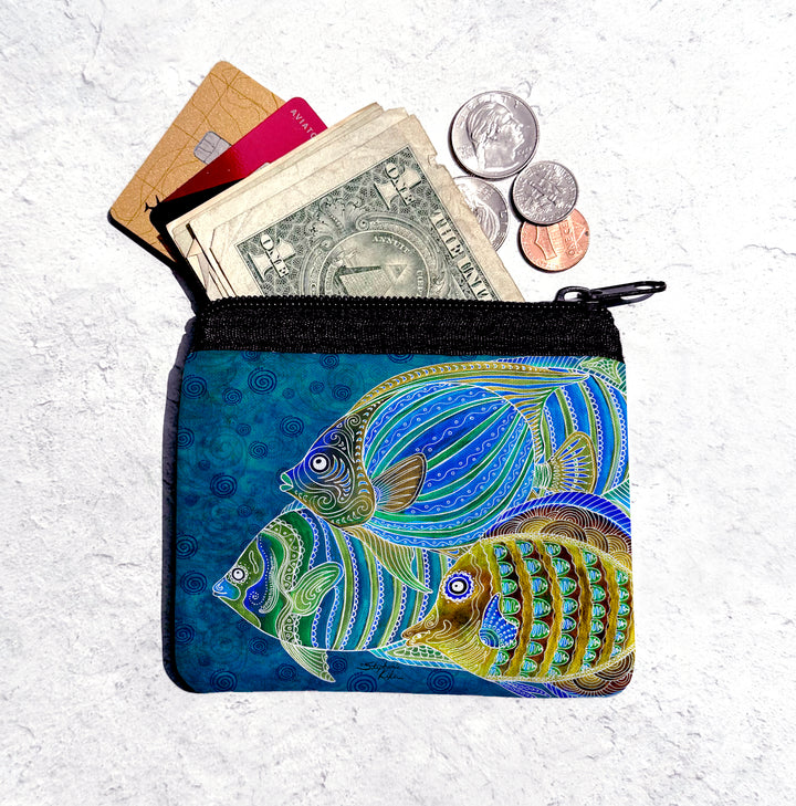 Fish School Coin Bag