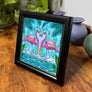 Flamingo Love Framed Art