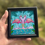 Flamingo Love Framed Art