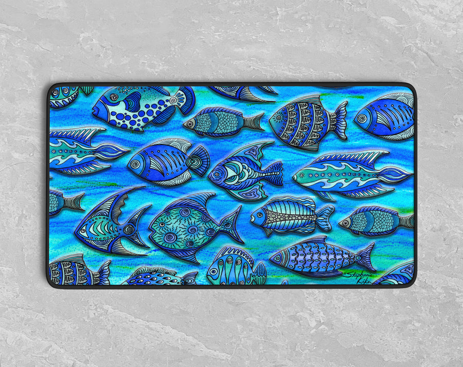 Funky Fish Desk Mat