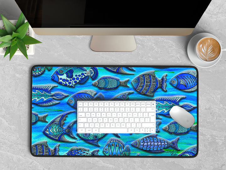 Funky Fish Desk Mat