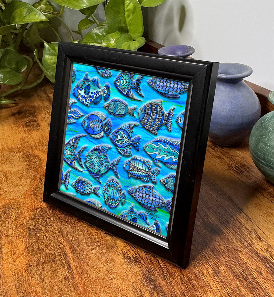 Funky Fish Framed Art