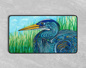 Great Blue Heron Desk Mat