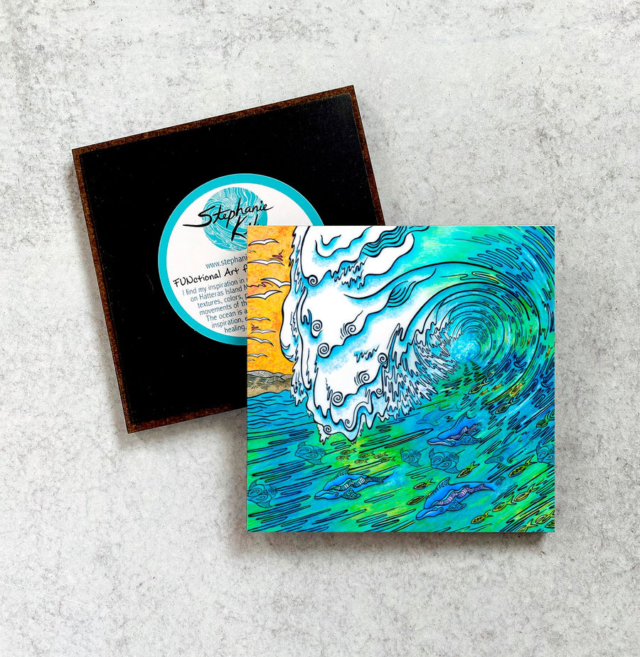 Green Wave Magnet