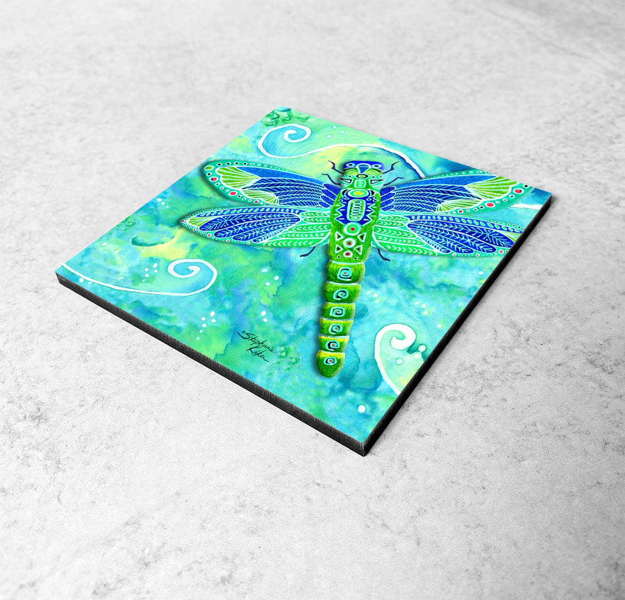 Green Dragonfly Magnet