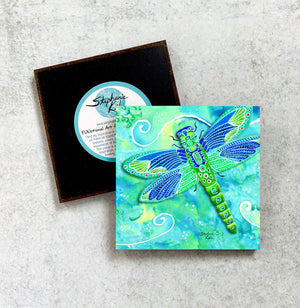 Green Dragonfly Magnet