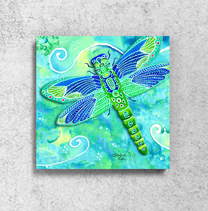 Green Dragonfly Magnet