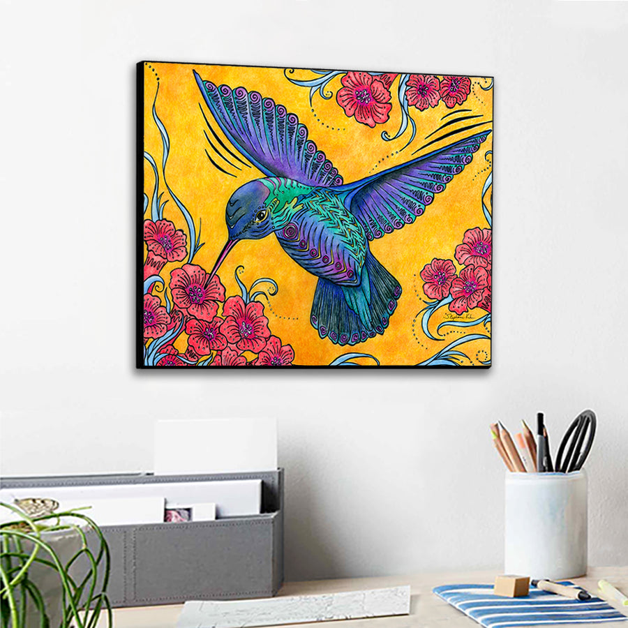 Hummingbird Wall Art Panel