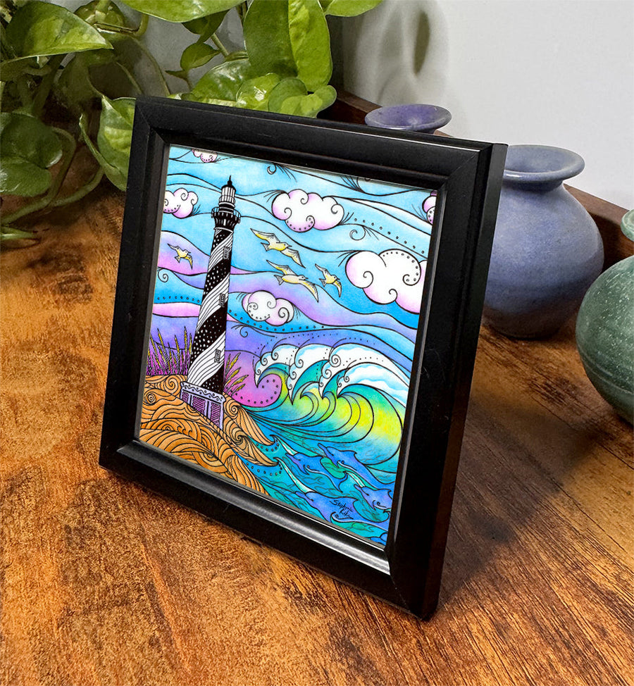 Hatteras Waves Framed Art