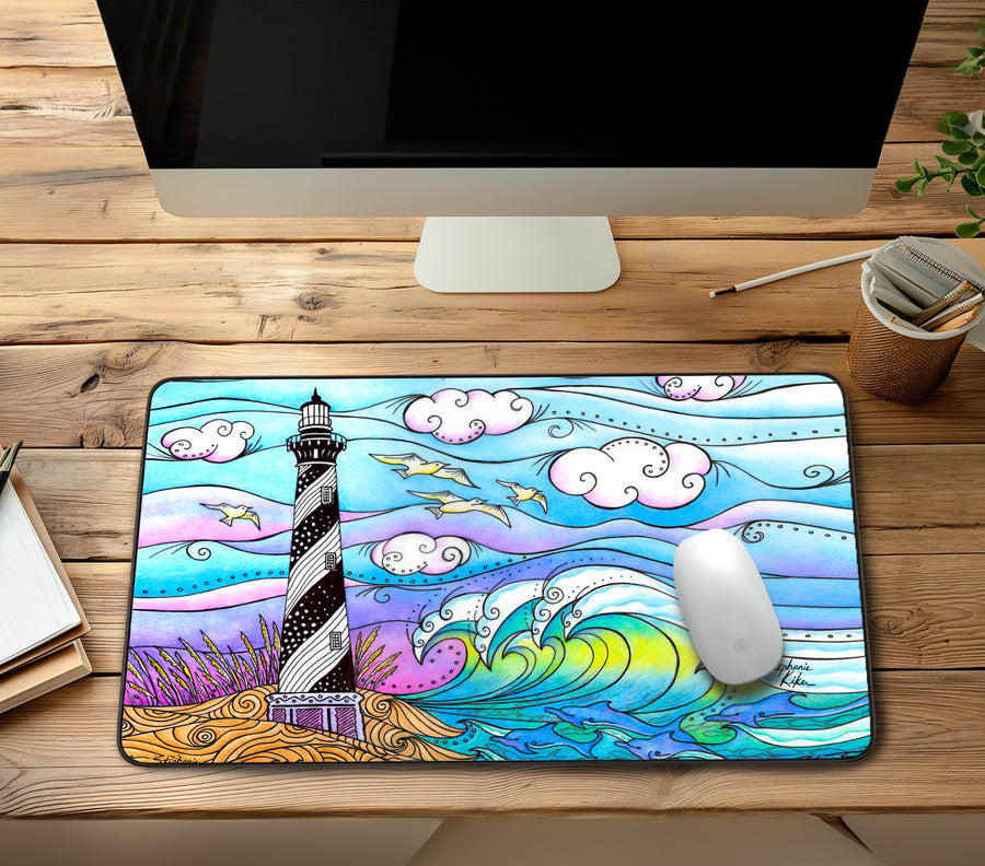 Hatteras Waves Desk Mat