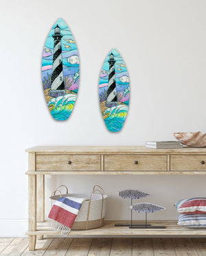 Hatteras Waves Surfboard Wall Art – Stephanie Kiker Designs