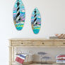 Hatteras Waves Surfboard Wall Art
