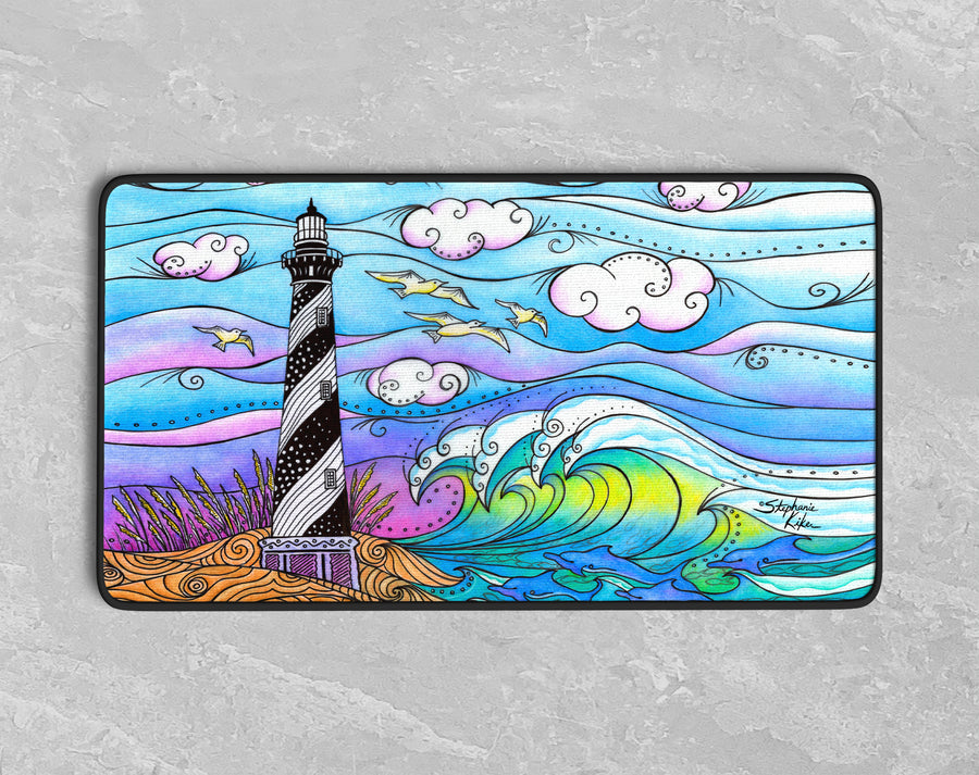 Hatteras Waves Desk Mat