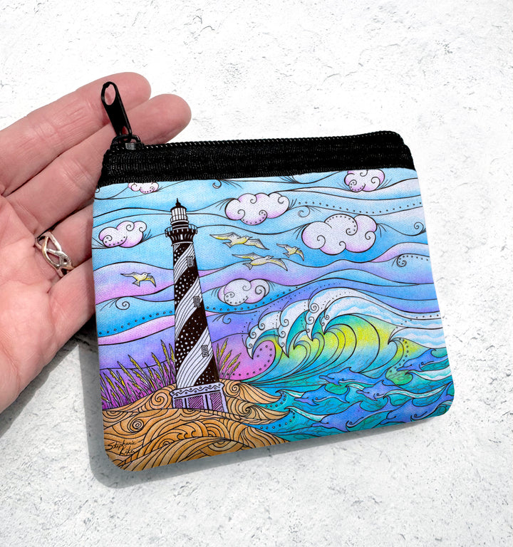 Hatteras Waves Coin Bag