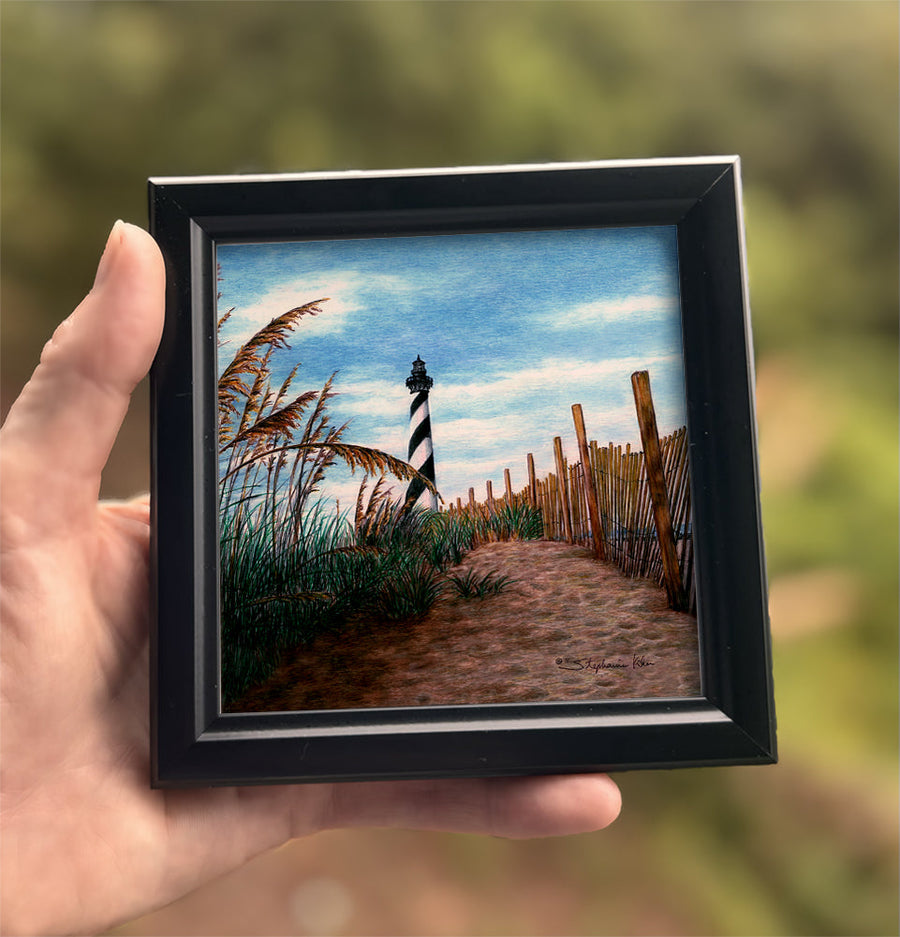 Hatteras Seaoats Framed Art