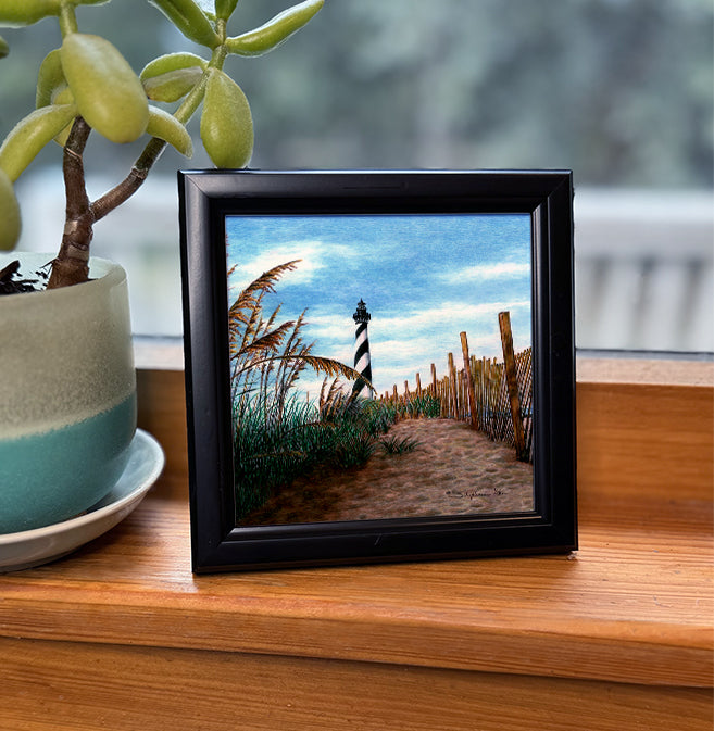 Hatteras Seaoats Framed Art