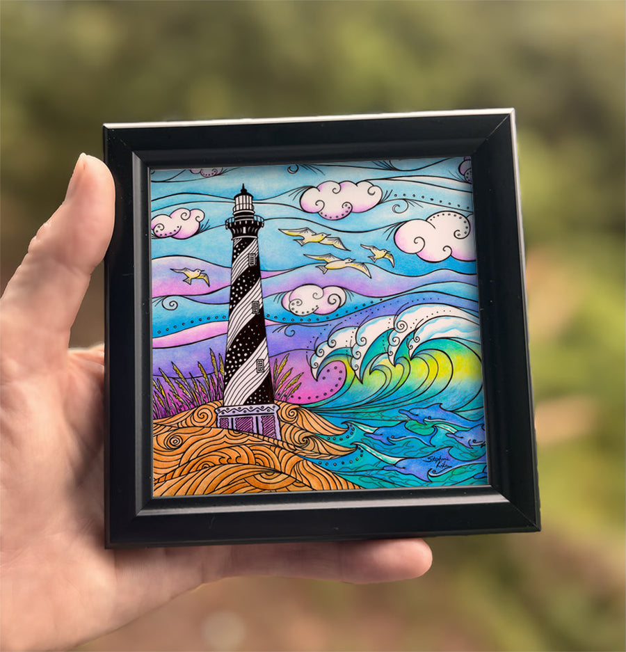 Hatteras Waves Framed Art