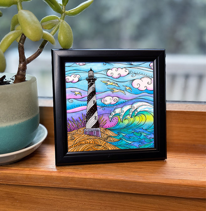 Hatteras Waves Framed Art