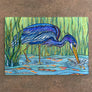 Heron in the Marsh Cutting Board