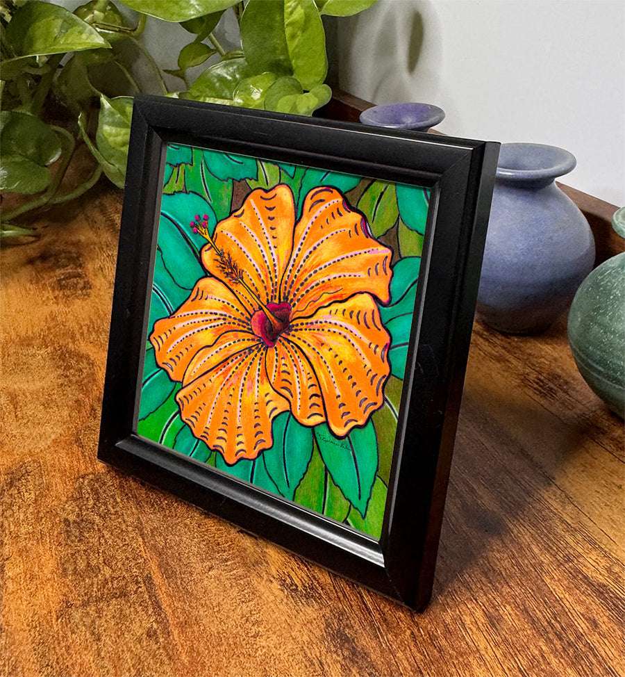 Hibiscus Framed Art