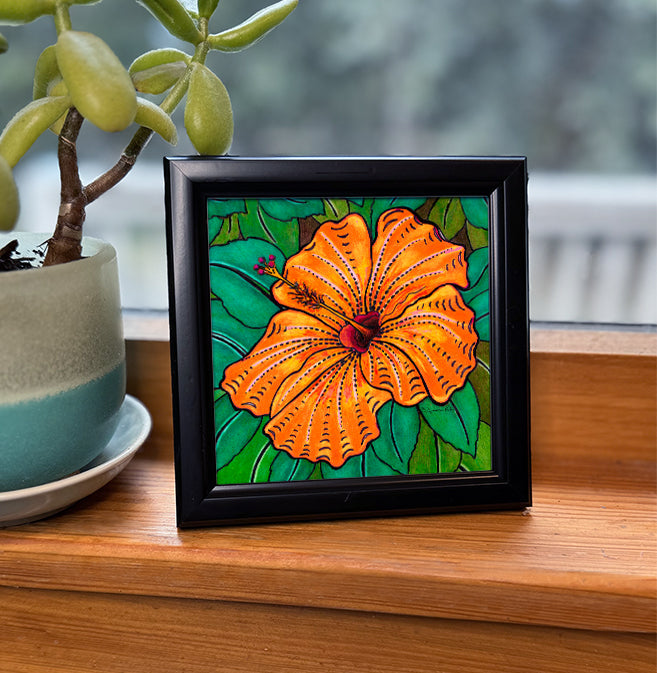 Hibiscus Framed Art