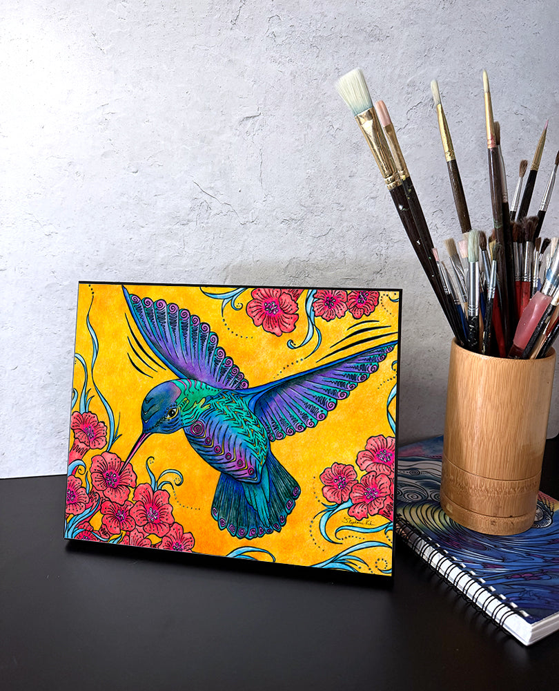 Hummingbird Wall Art Panel