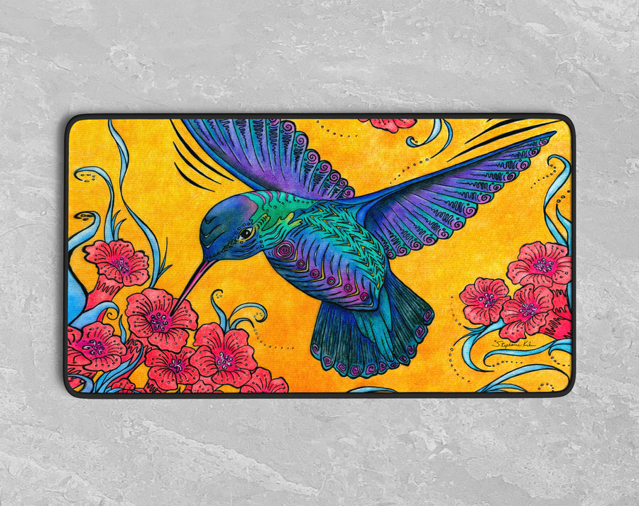 Hummingbird Desk Mat