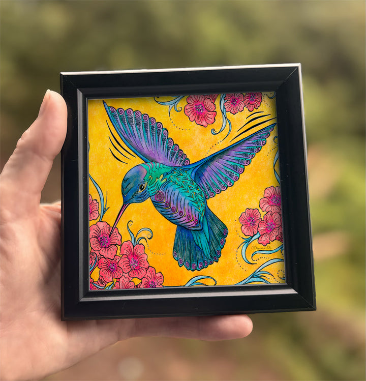 Hummingbird Framed Art
